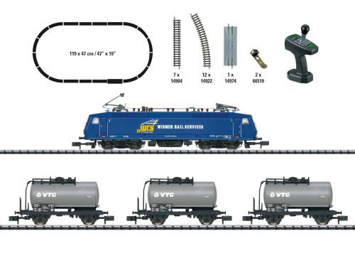 Minitrix 11158 Digital-Startpackung Güterzug mit Baureihe 120